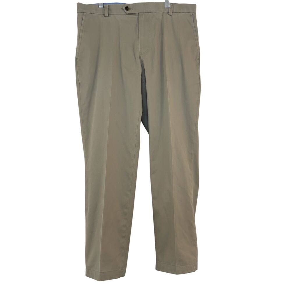 Brooks Brothers Lightweight Advantage Chino Pants Stretch Khaki W35 L30